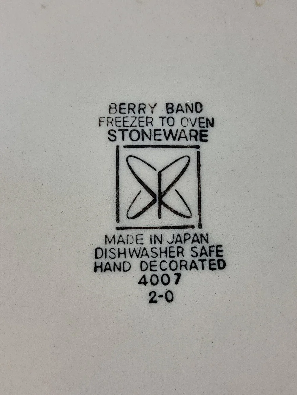 Chipped Vintage Sears Berry Band 11